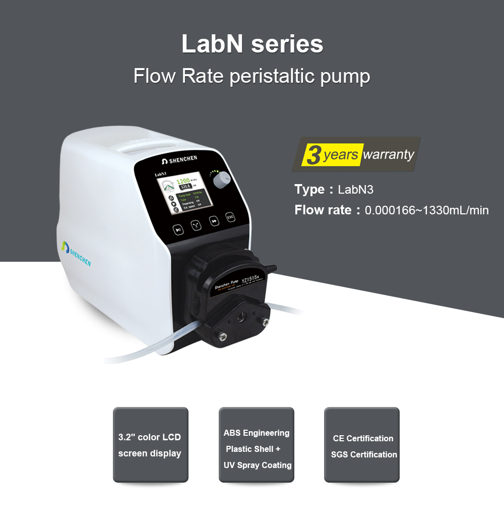0.007-1330mL/DK Peristaltik Pompalar